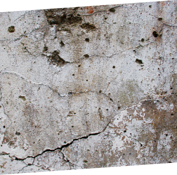 concrete with cracks