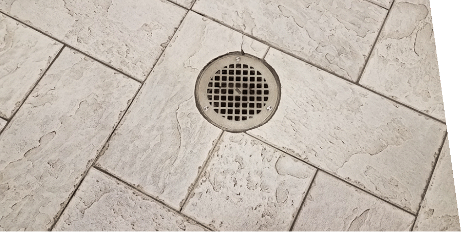 drain tile in floor