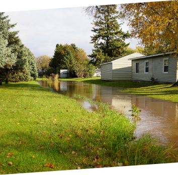 flooding near homes